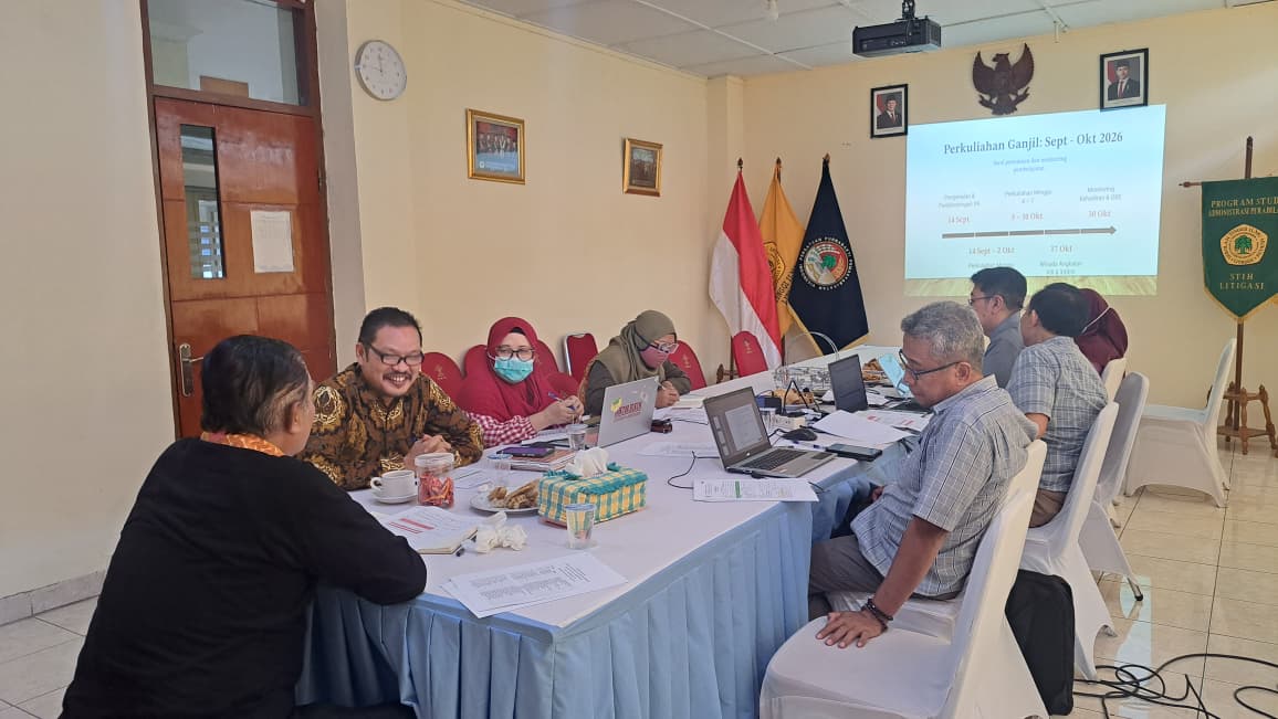STIH Litigasi Gelar Rapat Pembahasan Kalender Akademik dan Metode Perkuliahan Tahun Akademik 2026/2027